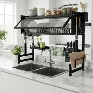 Escurridor De Platos Con Almacenamiento